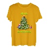 Frohe Weihnachten mit Katzen T-Shirt