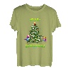 Frohe Weihnachten mit Katzen T-Shirt