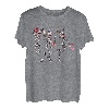 Herz Sing Skelett Tanz Valentinstag Damen Herren Kind T-Shirt