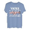 Papa und Tochter Partnerlook Vatertagsgeschenk Vater Spruch T-Shirt