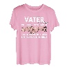 Papa und Tochter Partnerlook Vatertagsgeschenk Vater Spruch T-Shirt