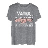 Papa und Tochter Partnerlook Vatertagsgeschenk Vater Spruch T-Shirt