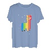 LGBT Homosexuell Lesbisch Regenbogen Lama T-Shirt T-Shirt