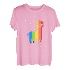 LGBT Homosexuell Lesbisch Regenbogen Lama T-Shirt T-Shirt