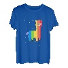 LGBT Homosexuell Lesbisch Regenbogen Lama T-Shirt T-Shirt