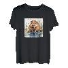 Biber-Aquarell-Grafik T-Shirt