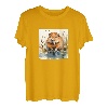 Biber-Aquarell-Grafik T-Shirt