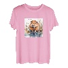 Biber-Aquarell-Grafik T-Shirt