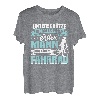 Herren Unterschätze niemals einen alten Mann mit einem Fahrrad T-Shirt