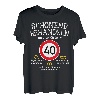 40. Geburtstag Schonend Behandeln Alte Kiste Ist 40 Tempo 40 T-Shirt