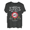 40. Geburtstag Schonend Behandeln Alte Kiste Ist 40 Tempo 40 T-Shirt