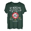 40. Geburtstag Schonend Behandeln Alte Kiste Ist 40 Tempo 40 T-Shirt