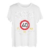 40. Geburtstag Schonend Behandeln Alte Kiste Ist 40 Tempo 40 T-Shirt