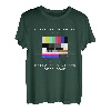 Testbild 80er Jahre 90er Party Bildstörung Retro Kostüm T-Shirt