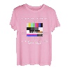 Testbild 80er Jahre 90er Party Bildstörung Retro Kostüm T-Shirt