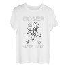 Herren Böser alter Mann Totenkopf und Knochen T-Shirt