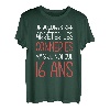 Geburtstag 16 Jahre Geschenkidee, originell, lustig, Mann und Frau T-Shirt