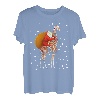 Santa Riding Giraffe Pyjama Weihnachten Tierliebhaber lustig T-Shirt