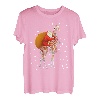 Santa Riding Giraffe Pyjama Weihnachten Tierliebhaber lustig T-Shirt