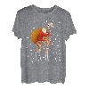 Santa Riding Giraffe Pyjama Weihnachten Tierliebhaber lustig T-Shirt