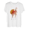 Santa Riding Giraffe Pyjama Weihnachten Tierliebhaber lustig T-Shirt