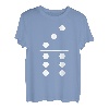 Domino Game 6 3 Lustiges Halloween Gruppenkostüm T-Shirt
