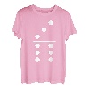 Domino Game 6 3 Lustiges Halloween Gruppenkostüm T-Shirt