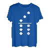 Domino Game 6 3 Lustiges Halloween Gruppenkostüm T-Shirt