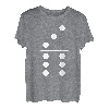 Domino Game 6 3 Lustiges Halloween Gruppenkostüm T-Shirt
