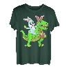 Osterhase Reiten Dinosaurier T Rex Ostern Kinder Jungen T-Shirt