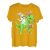 Osterhase Reiten Dinosaurier T Rex Ostern Kinder Jungen T-Shirt