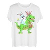 Osterhase Reiten Dinosaurier T Rex Ostern Kinder Jungen T-Shirt