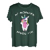 Einen Scheiss muss ich Einhorn Geschenk für Frauen T-Shirt