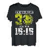 Vintage Ich Nin Nicht 30 Ich Bin 15:15 Tennis 30. Geburtstag T-Shirt