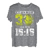 Vintage Ich Nin Nicht 30 Ich Bin 15:15 Tennis 30. Geburtstag T-Shirt