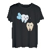 Fasching & Karneval Zahnfee - Shirt mit Zahn T-Shirt