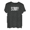 Sorry auf der Rückseite I Große Menschen T-Shirt