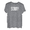 Sorry auf der Rückseite I Große Menschen T-Shirt