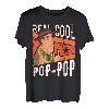 Lustige, echte coole Pop-Pop-Pop-Pop-Pops, Vatertag, Groß T-Shirt