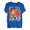 Lustige, echte coole Pop-Pop-Pop-Pop-Pops, Vatertag, Groß T-Shirt