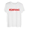 Herren Böser Älterer Herr ACHTUNG - Lustiges Sarkasmus Ironie T-Shirt