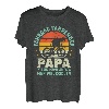 Herren Fahrrad fahrender Papa Radfahrer Vater Vatertag Geschenke T-Shirt