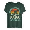 Herren Fahrrad fahrender Papa Radfahrer Vater Vatertag Geschenke T-Shirt