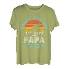 Herren Fahrrad fahrender Papa Radfahrer Vater Vatertag Geschenke T-Shirt