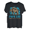 Vater Geschenk Papa Bär und Baby Bär Vatertagsgeschenk T-Shirt