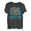 Vater Geschenk Papa Bär und Baby Bär Vatertagsgeschenk T-Shirt