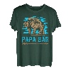 Vater Geschenk Papa Bär und Baby Bär Vatertagsgeschenk T-Shirt
