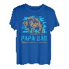 Vater Geschenk Papa Bär und Baby Bär Vatertagsgeschenk T-Shirt
