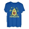 Herren Papacado Papa Avocado Werdender Vater T-Shirt