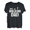 Herren The Walking Dad Vatertag Geschenk Gassi Gehen Hunde Vater T-Shirt